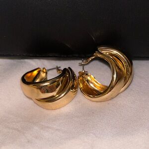 dressy gold hoops